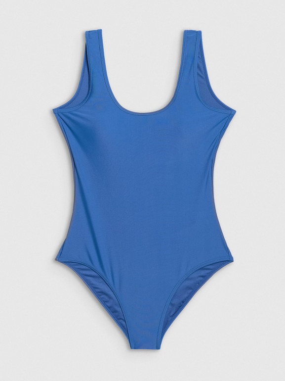 Damski kostium kąpielowy jednoczęściowy 4F 4FRSS25USWSF121 - niebieski