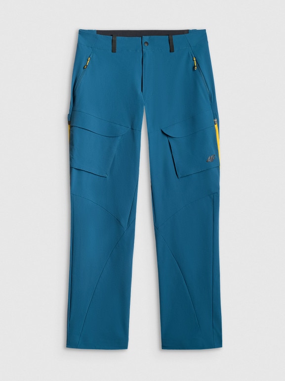 Męskie spodnie trekkingowe 4F 4FRSS26TFTRM1438 - granatowe