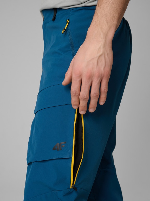 Męskie spodnie trekkingowe 4F 4FRSS26TFTRM1438 - granatowe