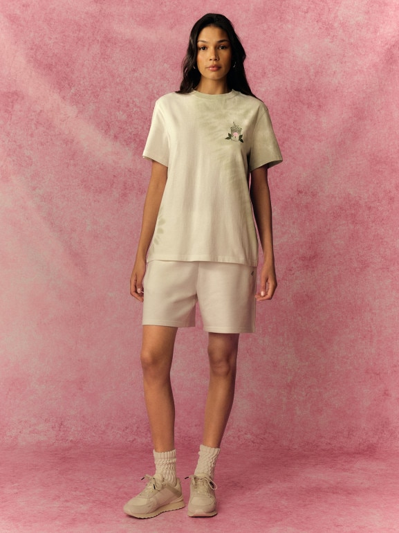 Damski t-shirt z nadrukiem 4F 4FRSS26TTSHF3852 - zielony