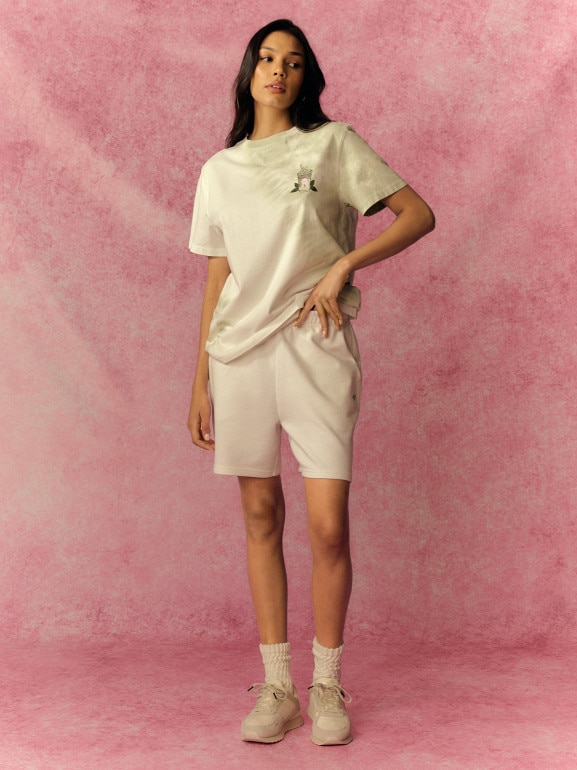 Damski t-shirt z nadrukiem 4F 4FRSS26TTSHF3852 - zielony