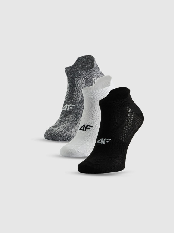Męskie skarpetki treningowe (3-pack) 4F 4FRSS26UFSOM399 - multikolor