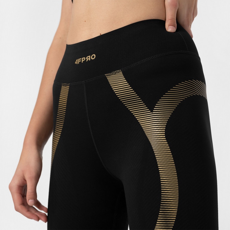 Damskie kolarki treningowe 4F 4FSS22TFTIF128 - czarne