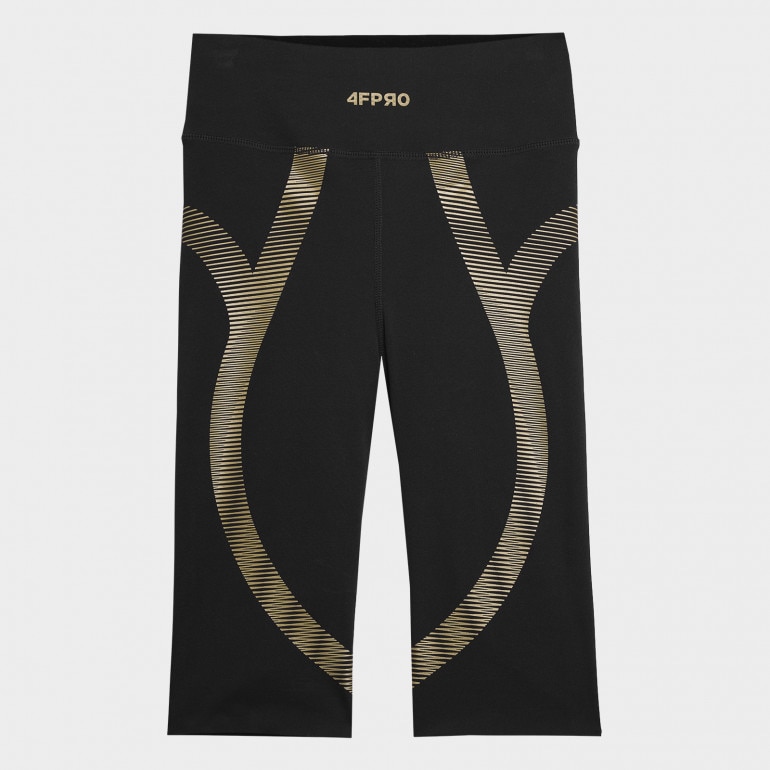 Damskie kolarki treningowe 4F 4FSS22TFTIF128 - czarne