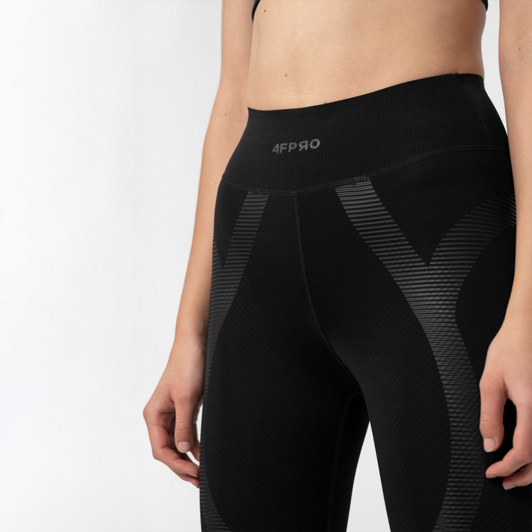 Damskie kolarki treningowe 4F 4FSS22TFTIF128 - grafitowe