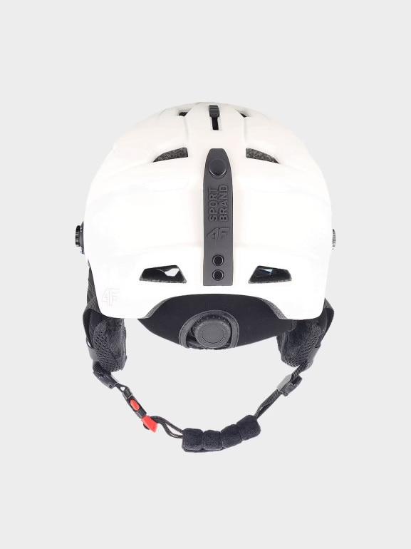 Kask narciarski z goglami uniseks 4F 4FWAW24AHELU090 - biały