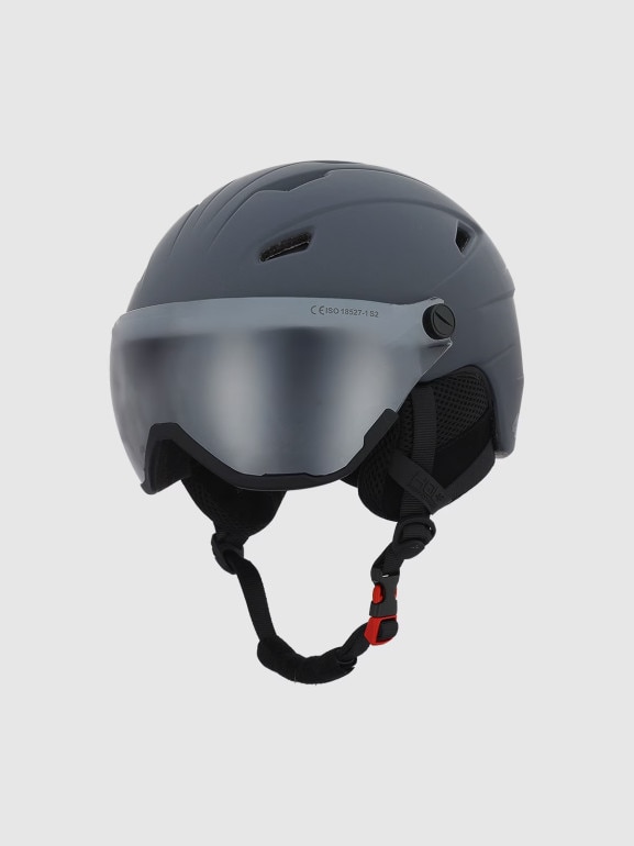 Kask z goglami uniseks 4F 4FWAW24AHELU091 - granatowy