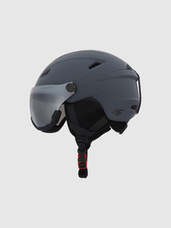 Kask z goglami uniseks 4F 4FWAW24AHELU091 - granatowy