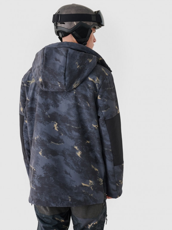 Męska kurtka snowboardowa 4F 4FWAW24TTJAM510 - multikolor