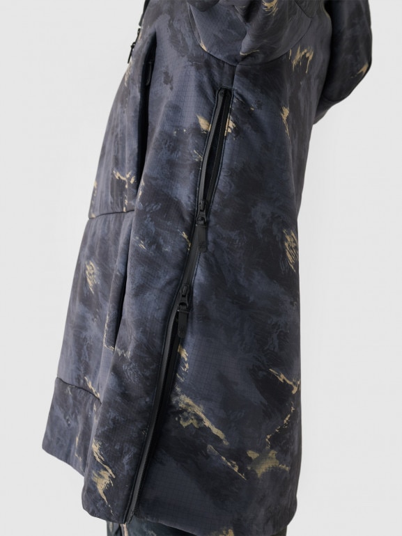 Męska kurtka snowboardowa 4F 4FWAW24TTJAM510 - multikolor