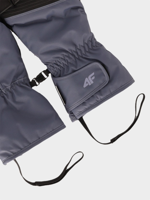 Męskie rękawiczki narciarskie 4F 4FWAW25AFGLM167 - szare