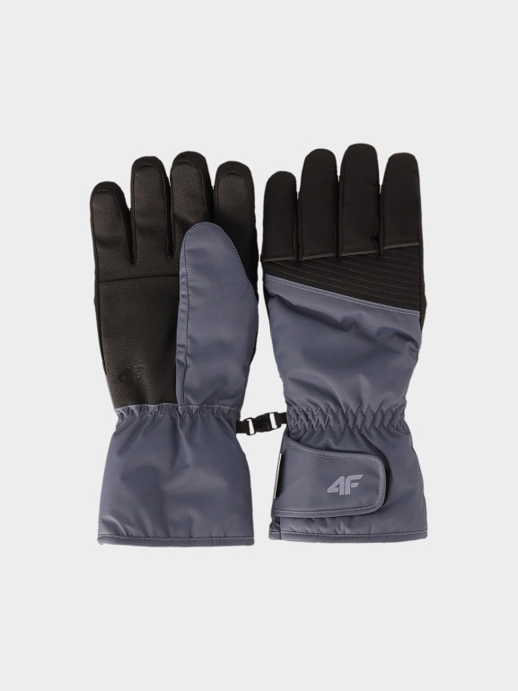 Męskie rękawiczki narciarskie 4F 4FWAW25AFGLM167 - szare