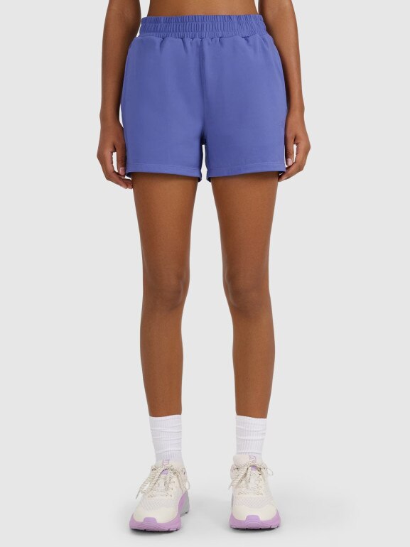 Damskie spodenki treningowe 4F 4FWAW25TFSHF1038 - granatowe