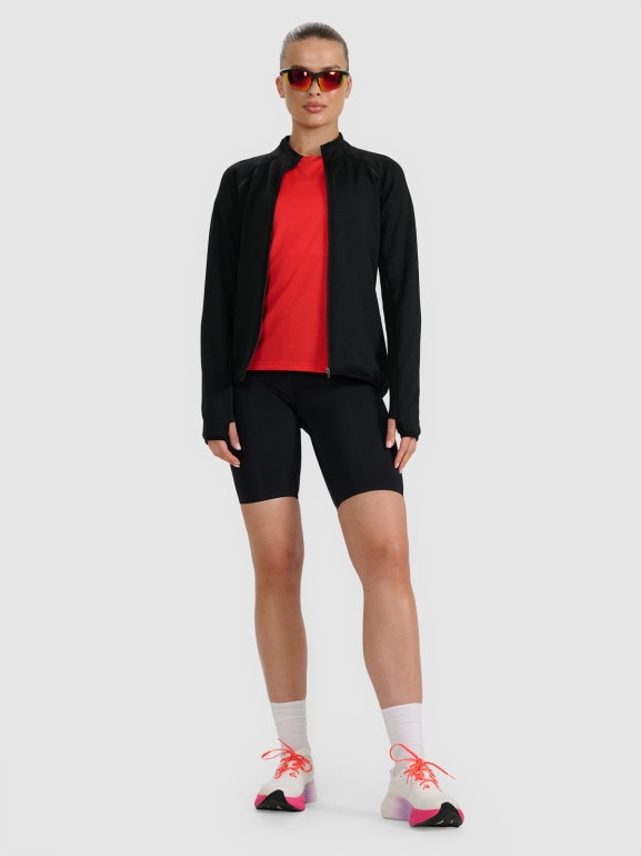 Damska bluza do biegania 4F 4FWAW25TFSWF577 - czarna