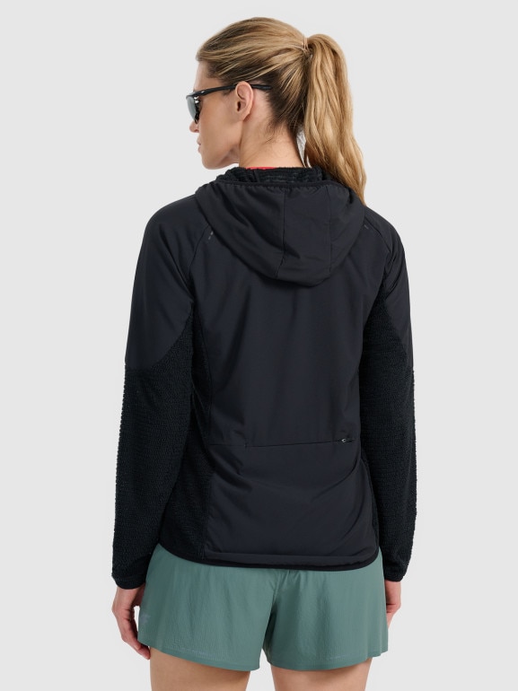 Damska bluza do biegania w terenie 4F 4FWAW25TFSWF584 - czarna