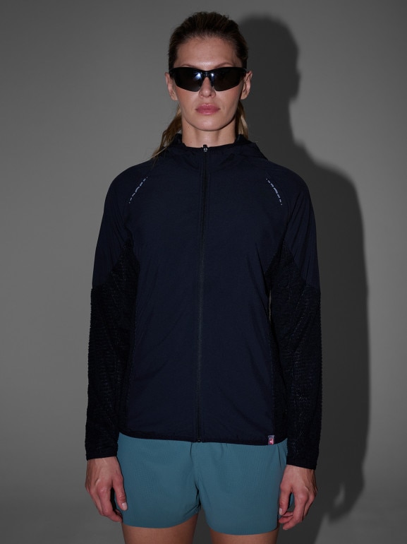 Damska bluza do biegania w terenie 4F 4FWAW25TFSWF584 - czarna