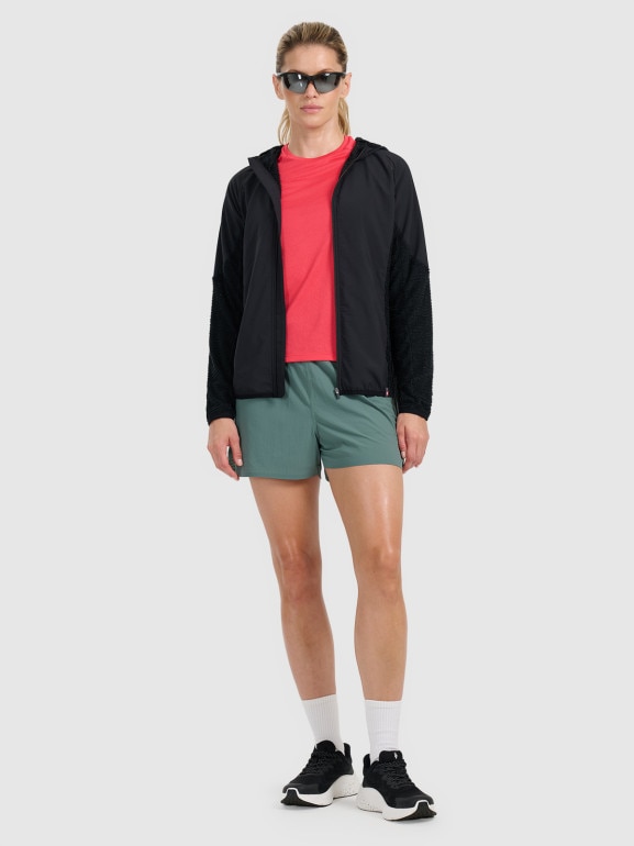 Damska bluza do biegania w terenie 4F 4FWAW25TFSWF584 - czarna