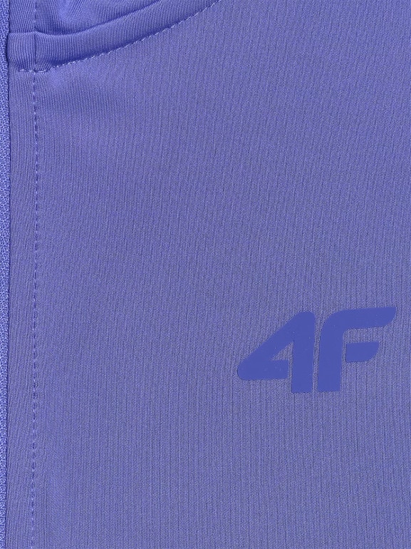 Damska bluza treningowa 4F 4FWAW25TFSWF585 - niebieska