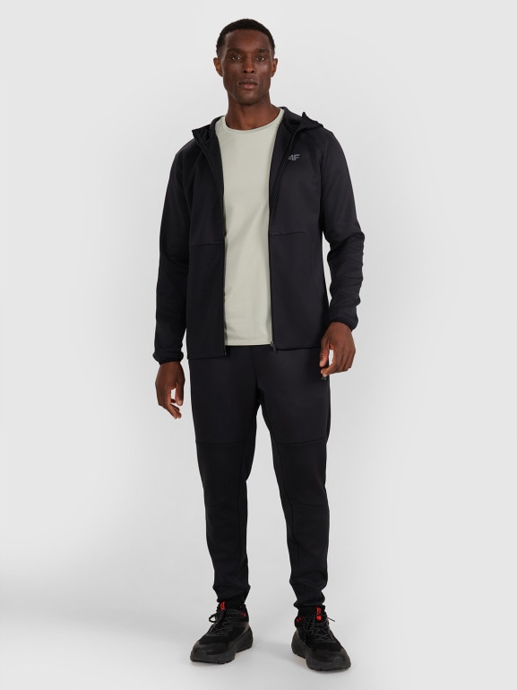 Męska bluza treningowa 4F 4FWAW25TFSWM560 - czarna