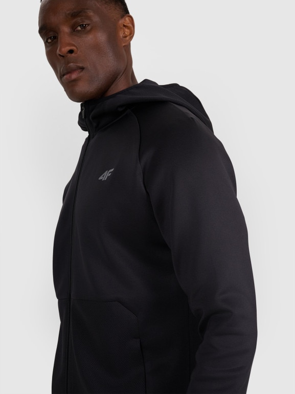 Męska bluza treningowa 4F 4FWAW25TFSWM560 - czarna