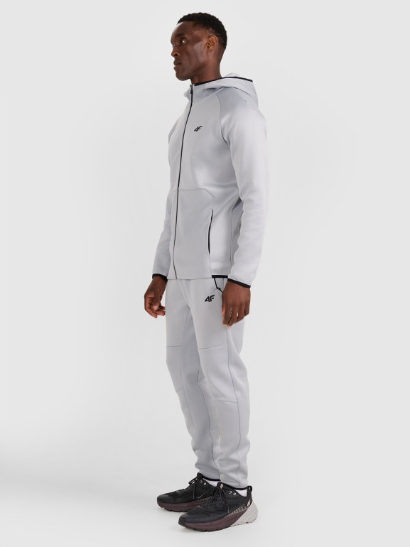 Męska bluza treningowa 4F 4FWAW25TFSWM560 - szara