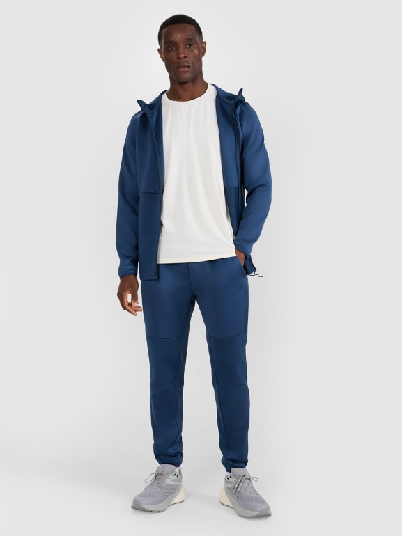 Męska bluza treningowa 4F 4FWAW25TFSWM560 - granatowa