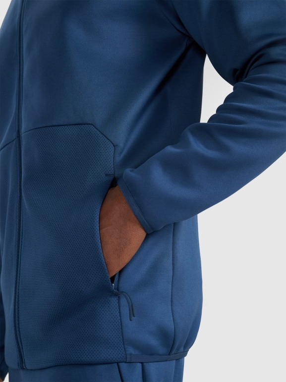 Męska bluza treningowa 4F 4FWAW25TFSWM560 - granatowa