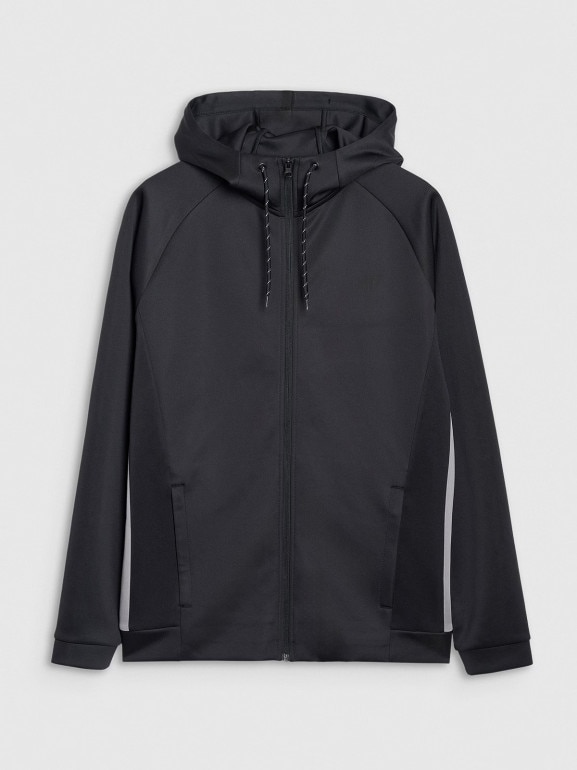 Męska bluza treningowa 4F 4FWAW25TFSWM587 - czarna