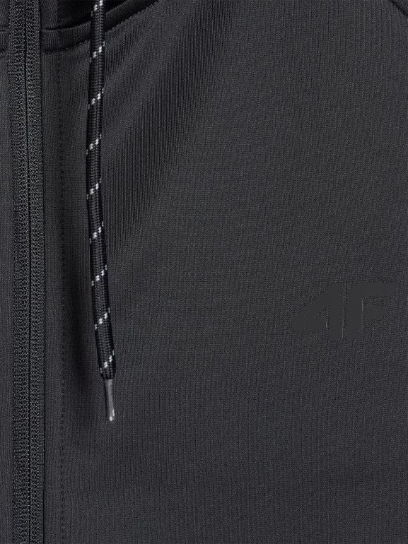 Męska bluza treningowa 4F 4FWAW25TFSWM587 - czarna