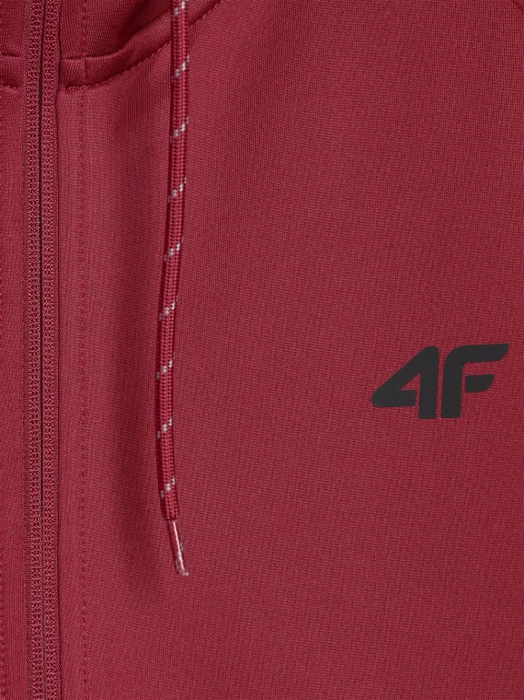 Męska bluza treningowa 4F 4FWAW25TFSWM587 - czerwona