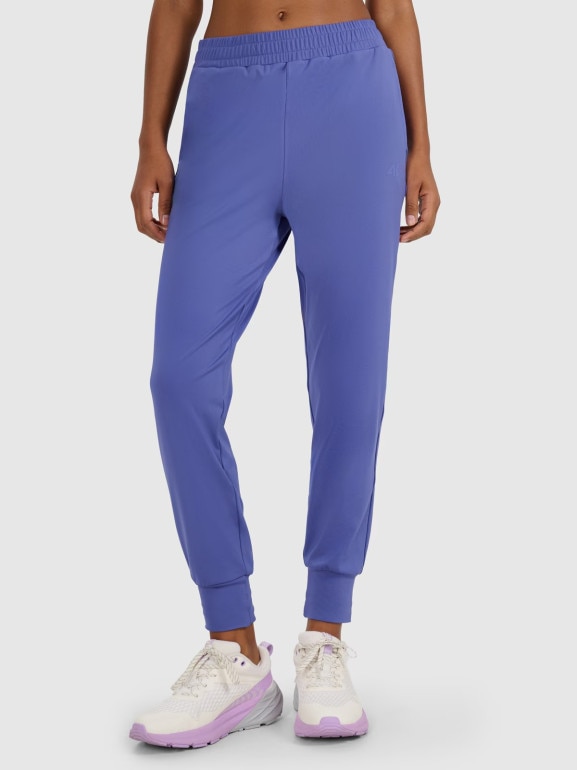Damskie spodnie treningowe 4F 4FWAW25TFTRF0934 - granatowe