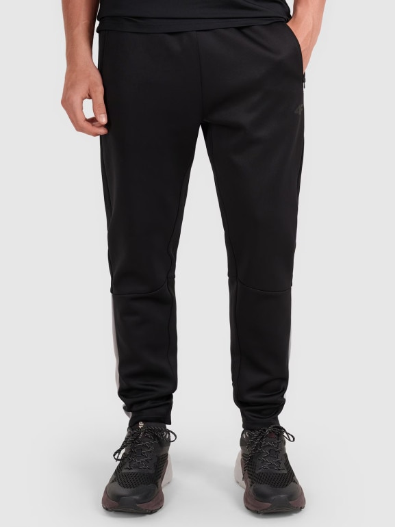 Męskie spodnie treningowe 4F 4FWAW25TFTRM0936 - czarne