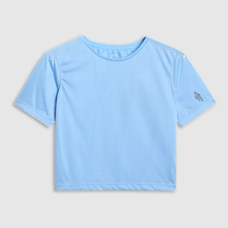 Damska koszulka treningowa 4F 4FWAW25TFTSF1519 - niebieska