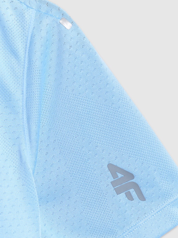 Damska koszulka treningowa 4F 4FWAW25TFTSF1519 - niebieska