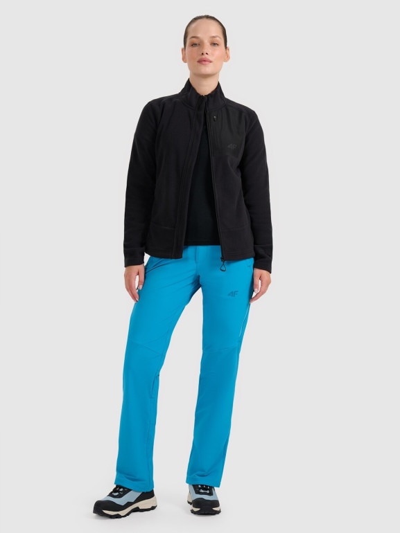 Damska koszulka trekkingowa 4F 4FWAW25TFTSF1527 - czarna