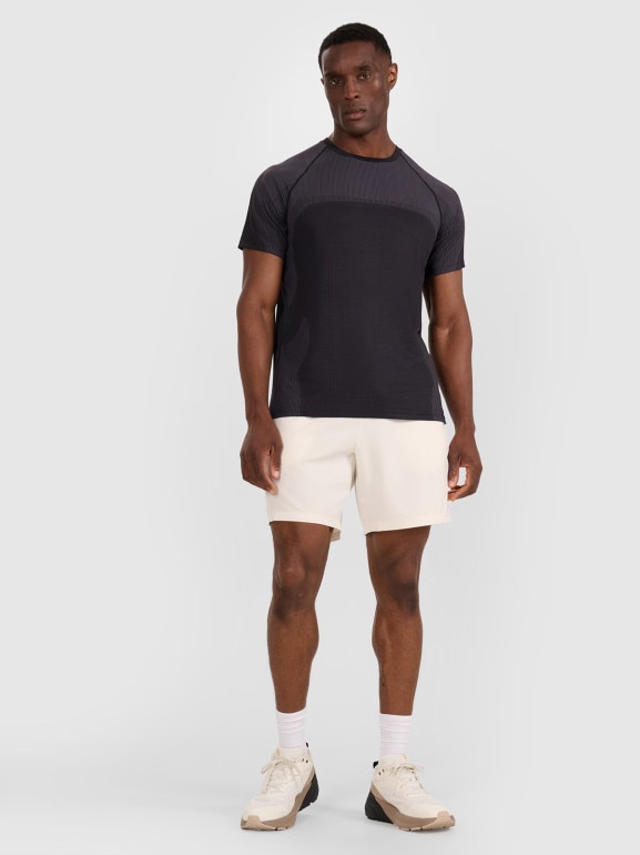 Męska koszulka treningowa 4F 4FWAW25TFTSM1457 - czarna