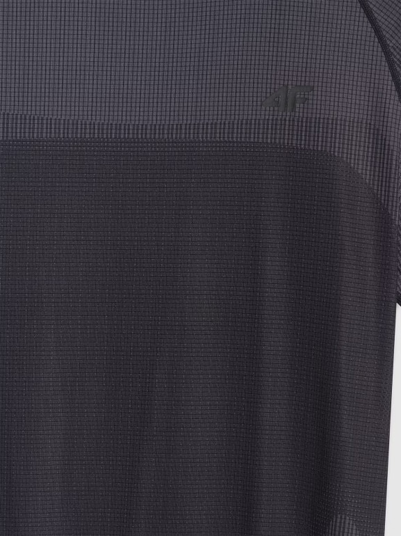 Męska koszulka treningowa 4F 4FWAW25TFTSM1457 - czarna