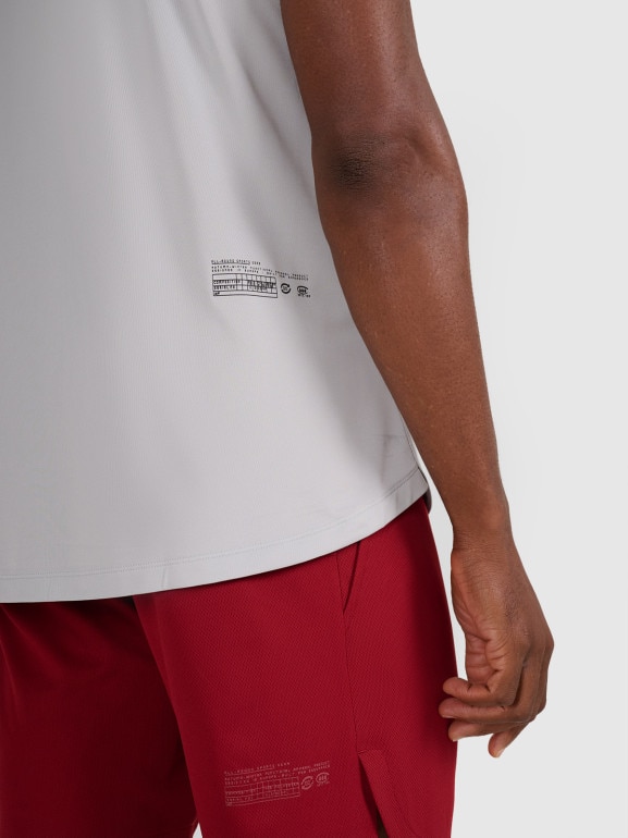 Męska koszulka treningowa 4F 4FWAW25TFTSM1459 - szara