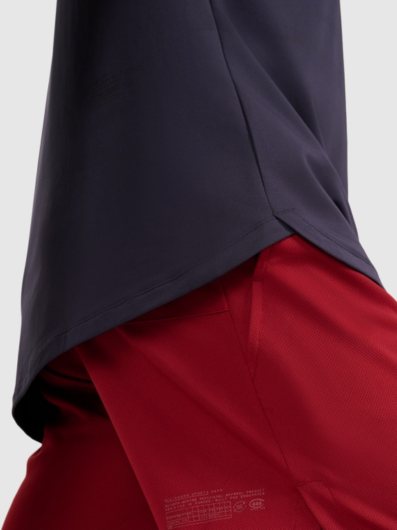 Męska koszulka treningowa 4F 4FWAW25TFTSM1459 - granatowa