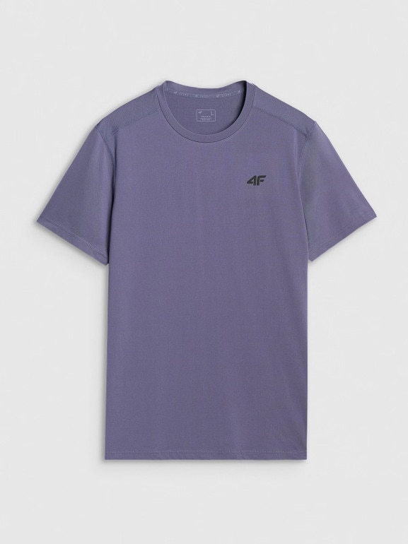 Męska koszulka treningowa 4F 4FWAW25TFTSM1521 - niebieska