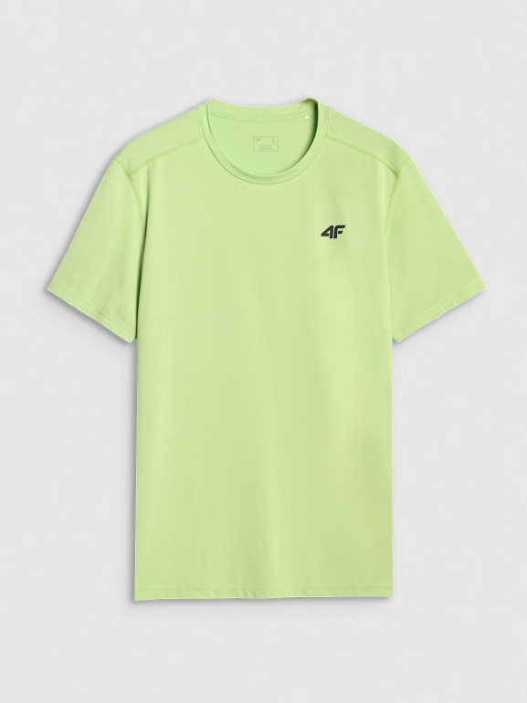 Męska koszulka treningowa 4F 4FWAW25TFTSM1521 - zielona