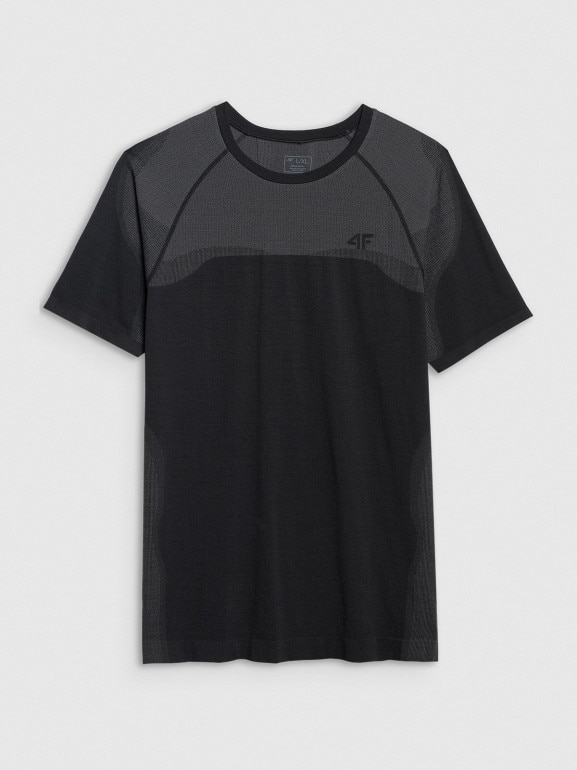 Męska koszulka treningowa 4F 4FWAW25TFTSM1845 - czarna