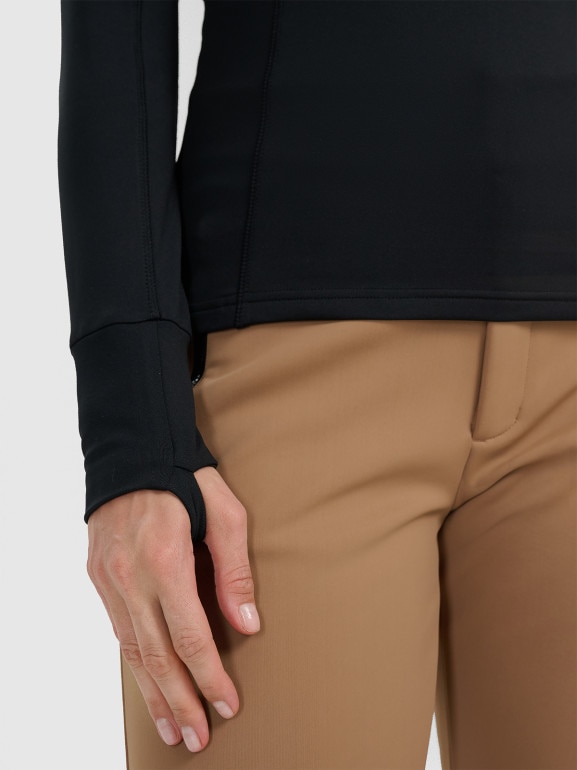 Damska bielizna termiczna (góra) 4F 4FWAW25UBRUF098 - czarna