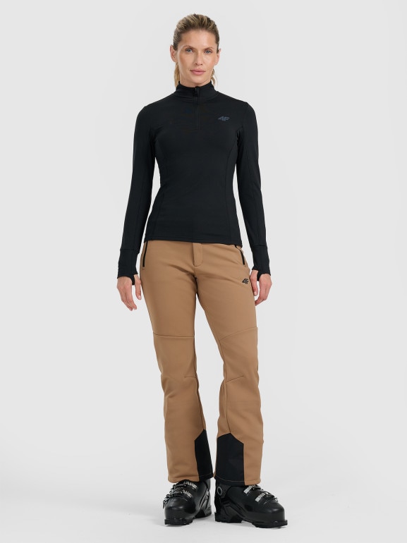 Damska bielizna termiczna (góra) 4F 4FWAW25UBRUF098 - czarna