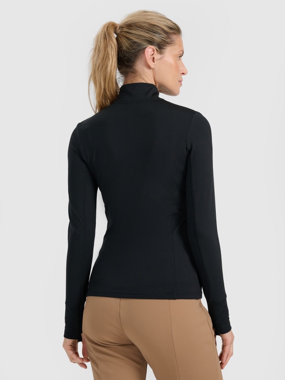 Damska bielizna termiczna (góra) 4F 4FWAW25UBRUF098 - czarna