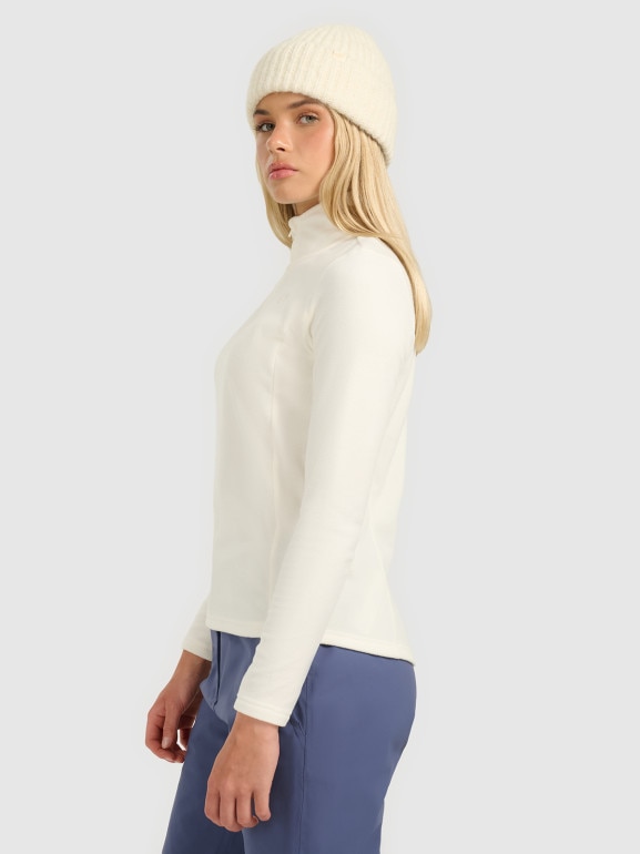 Damska bielizna termiczna polarowa (góra) 4F 4FWAW25UFLEF063 - beżowa