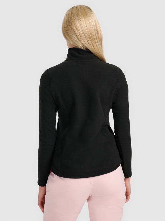 Damska bielizna termiczna polarowa (góra) 4F 4FWAW25UFLEF063 - czarna