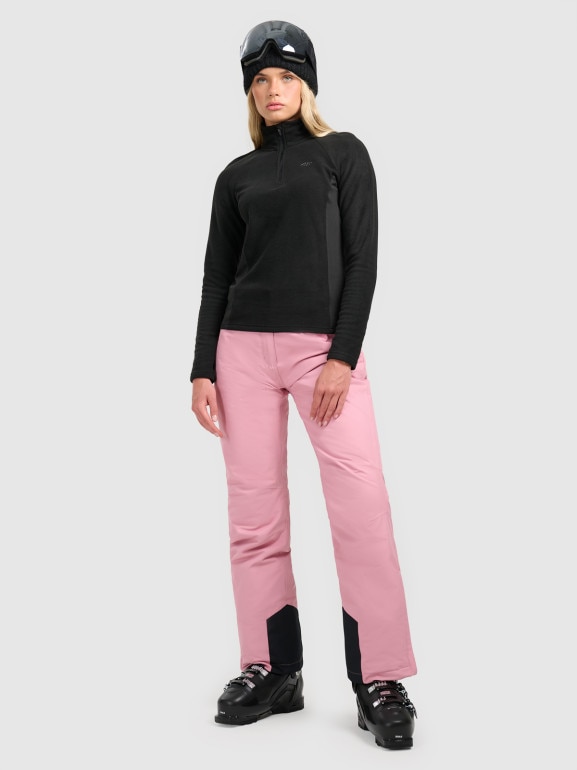 Damska bielizna termiczna polarowa (góra) 4F 4FWAW25UFLEF064 - czarna