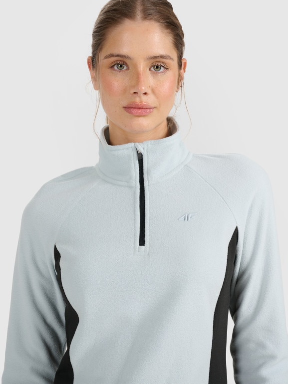 Damska bielizna termiczna polarowa (góra) 4F 4FWAW25UFLEF064 - niebieska