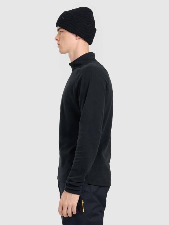 Męska bielizna termiczna polarowa (góra) 4F 4FWAW25UFLEM065 - czarna